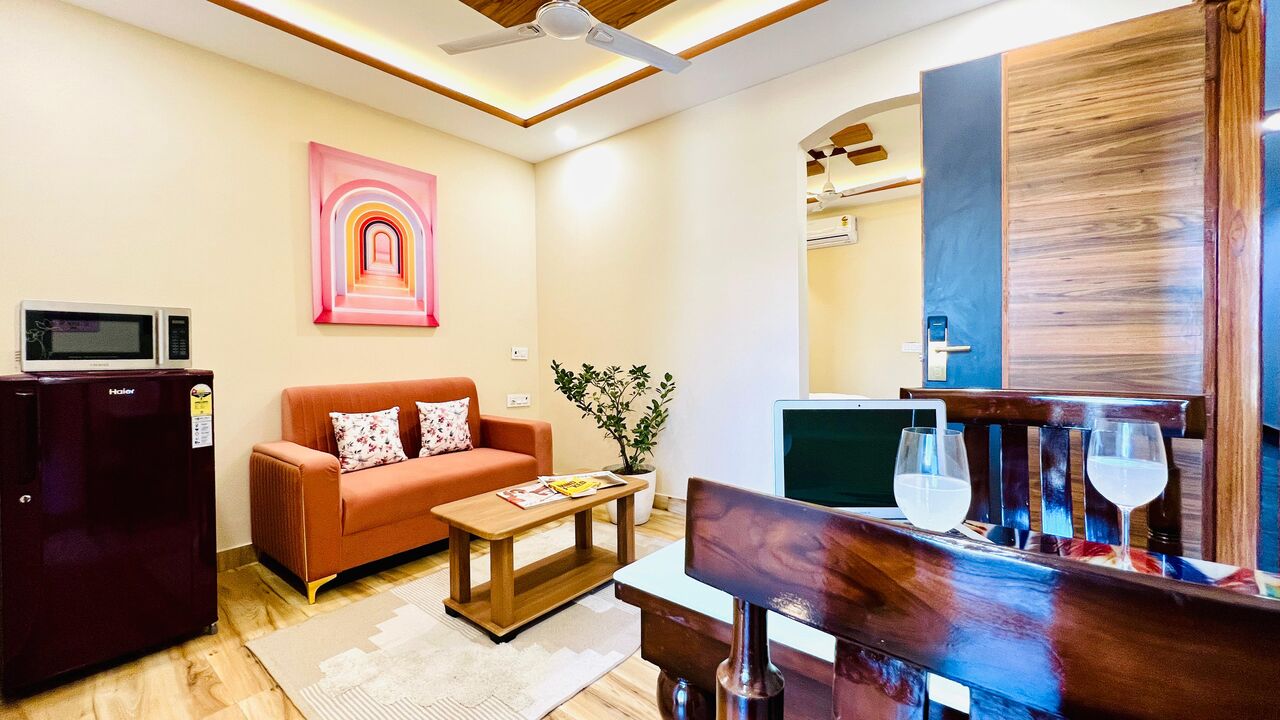 Gurgaon, Apartments, Flats, Houses & Villas, INR 4500/day,  Furnished,  1 BR,  540 Sq. Feet,  One Bedroom Apartments Medanta Medicity
