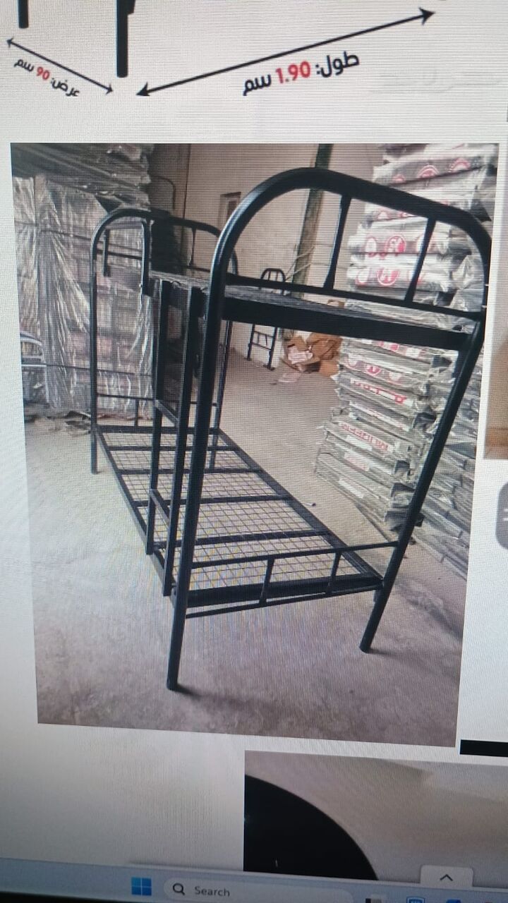 Jeddah, Furniture, SAR 1,  New Premium Quality Strong Iron Bunk Bed Available With Quality Matress
