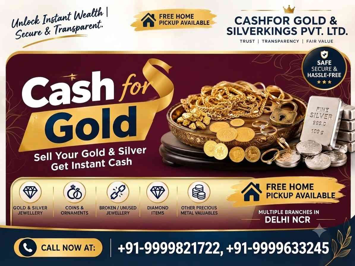 Noida, Items Wanted, Why Choose Cash For Gold In Noida Sector 18 For Your Old Gold?
