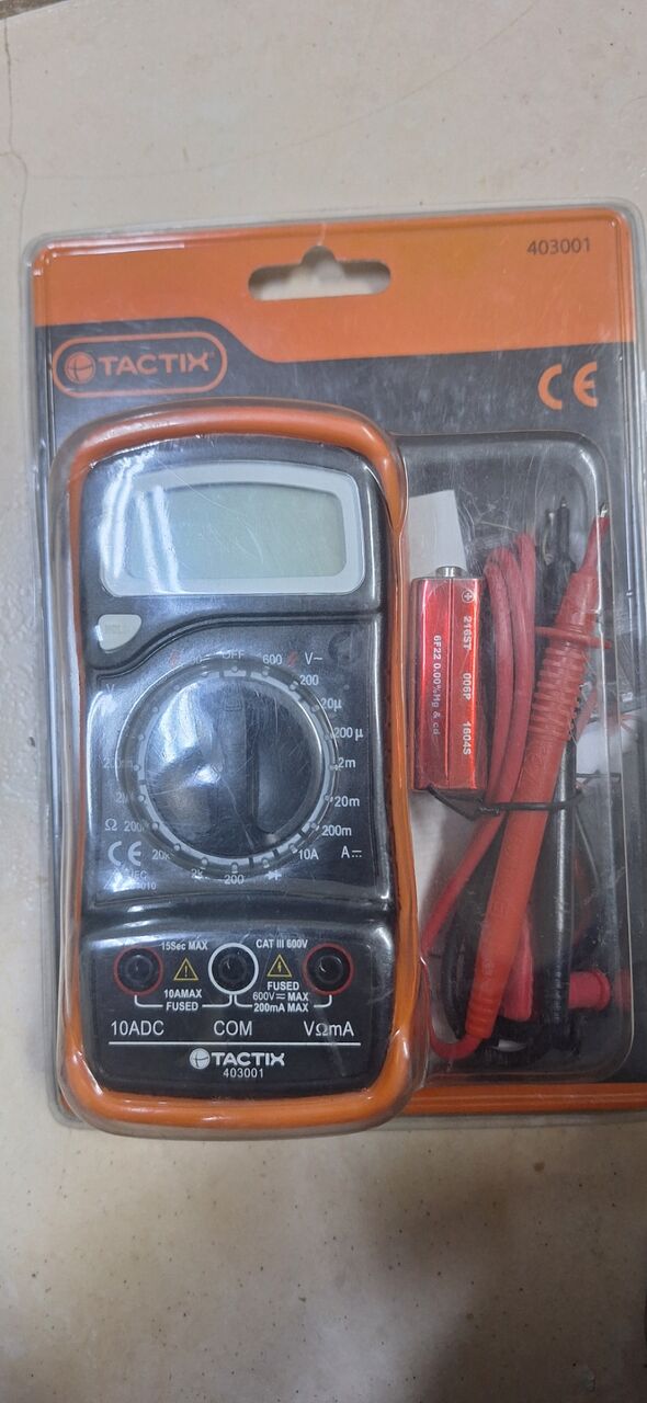 Jubail, Electronics, SAR 100,  Digital Multi Meter Tactix 403001