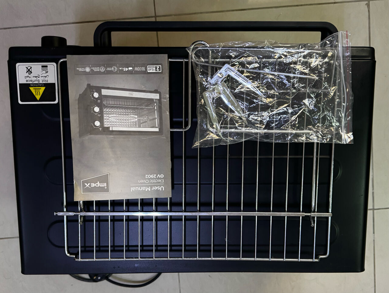 Riyadh, Electronics, SAR 180,  Impex 45L Electric Oven - OV2902 | Almost New