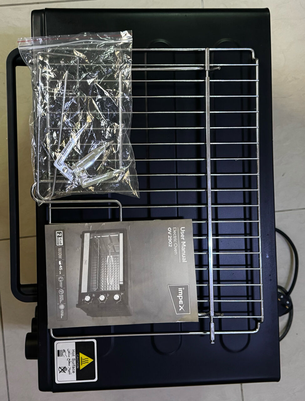 Riyadh, Electronics, SAR 180,  Impex 45L Electric Oven - OV2902 | Almost New