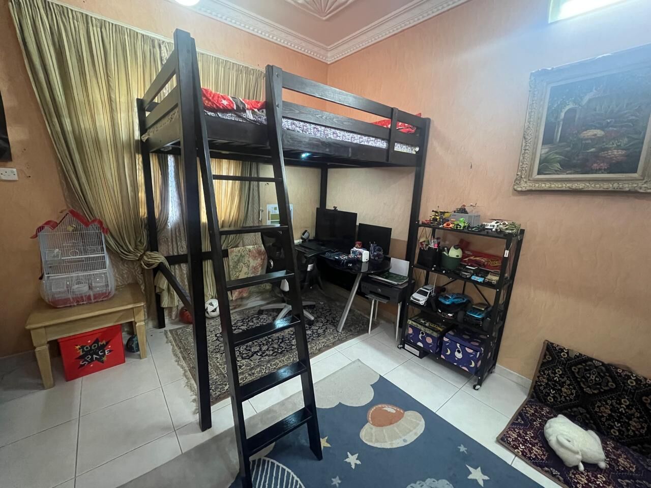 Umm Al Hamam, Furniture, SAR 300,  IKEA STOR&Aring; LOFT BED - FOR KIDS &ndash; 140 &times; 200 Cm