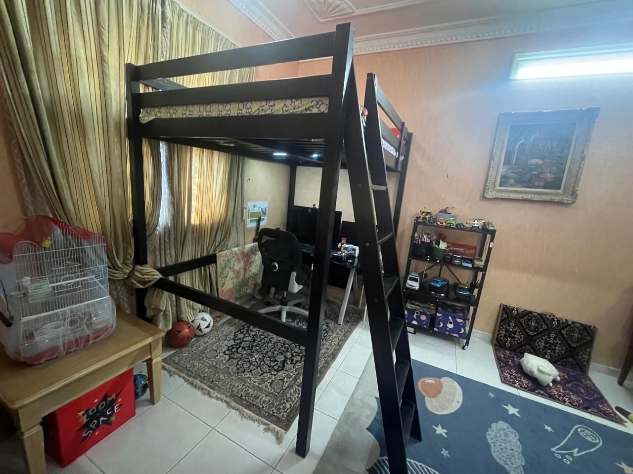 Umm Al Hamam, Furniture, SAR 300,  IKEA STOR&Aring; LOFT BED - FOR KIDS &ndash; 140 &times; 200 Cm