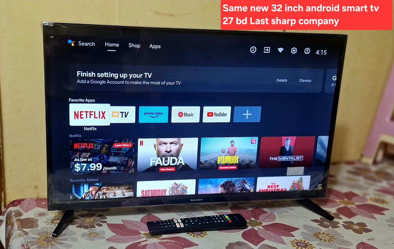 Manama, Household Items, BHD 27,  32 Inch Android Smart Tv Tv Sharp Same New 27 Bd Last Msg 3670 8372