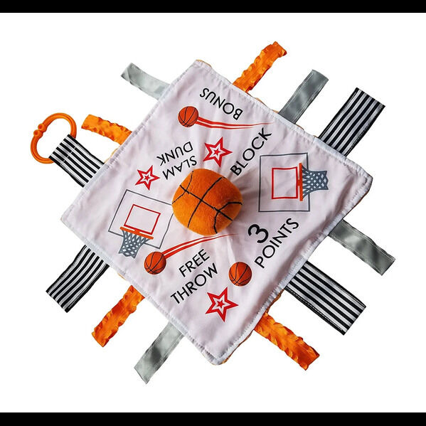 New York, Toys & Games, USD 20,  Basketball Baby Lovey | Learning Tag Toy For Strollers!