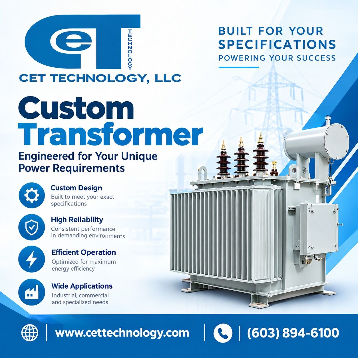 New York, Electronics, Custom Transformer Solutions Built For Your Exact Needs