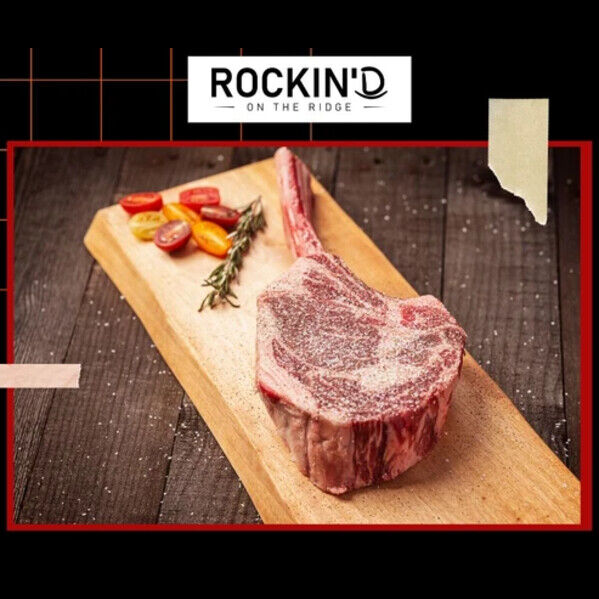 New York, Food, USD 130,  Tomahawk Steak: Bone-In Angus Ribeye, Cut Thick