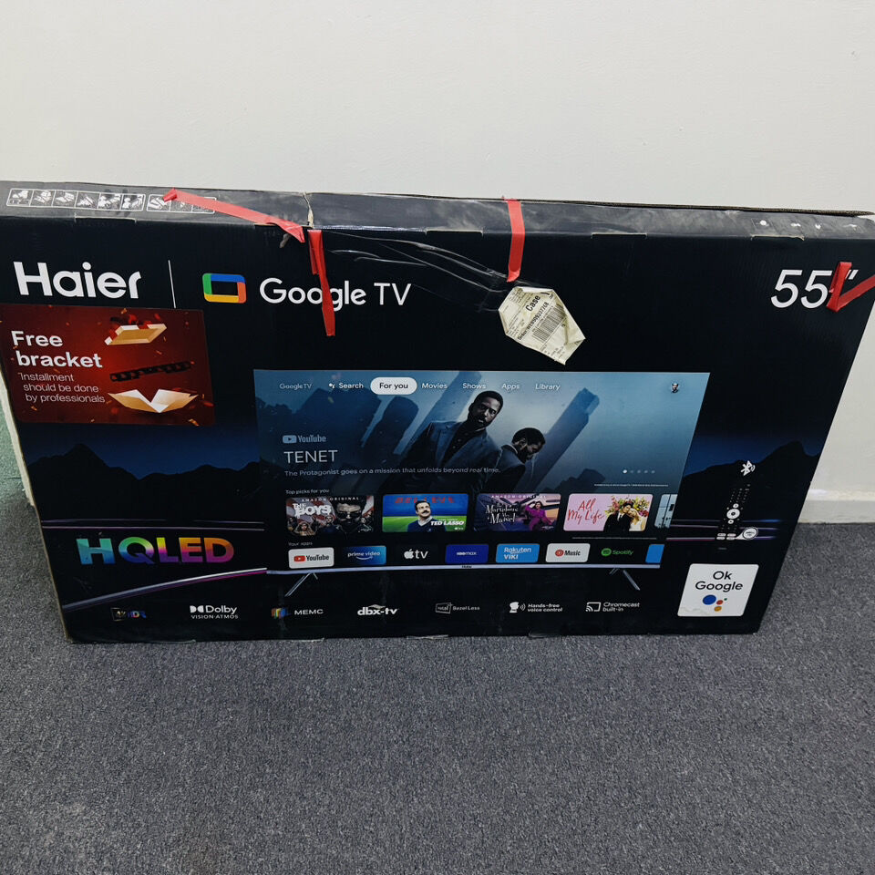 Khobar, Appliances, SAR 800,  Haier 55&rdquo; HQLED Google TV For Sale