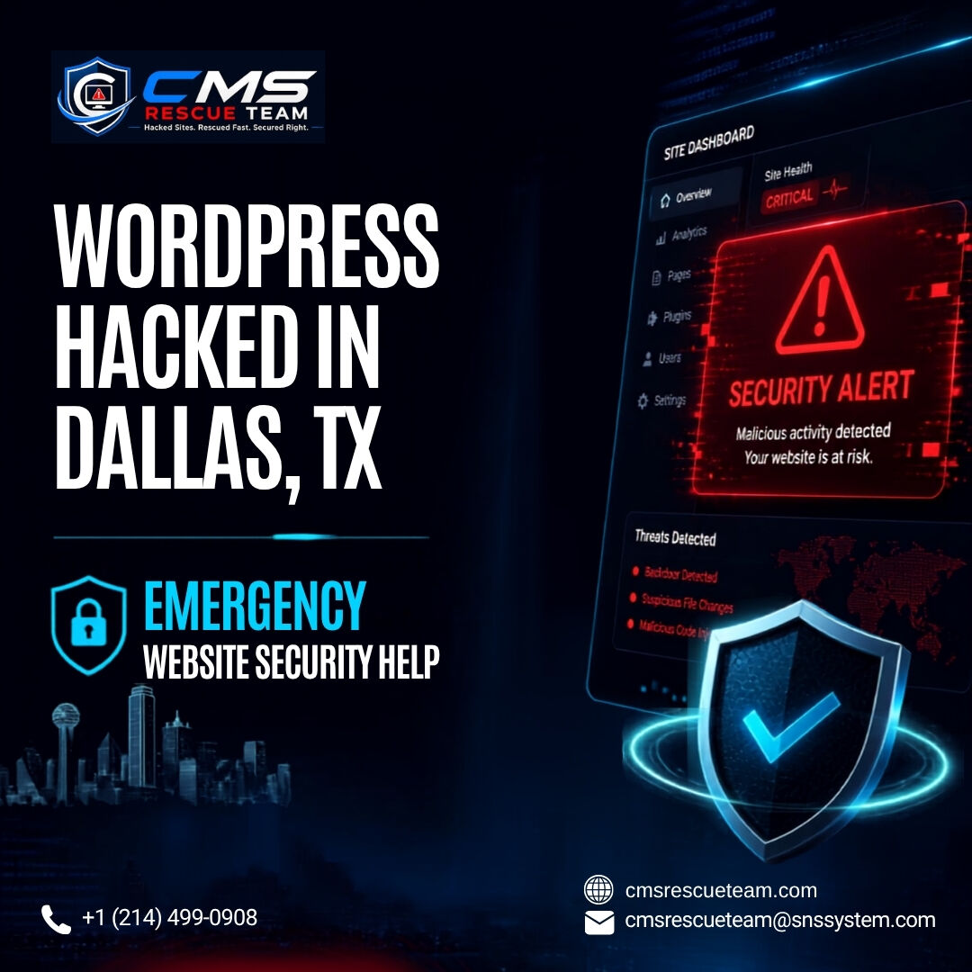 Dallas, Business, WordPress Hacked In Dallas, TX | Emergency Website Security Help