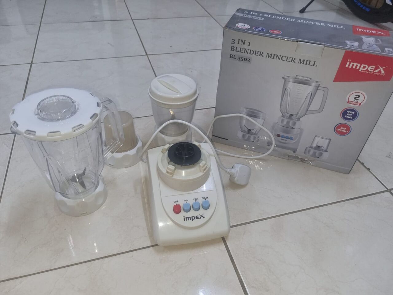 Jubail, Appliances, SAR 80,  3 In 1 Blender Grinder Impex