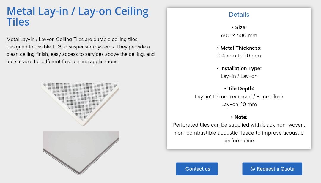 Jeddah, Materials, Ceiling Tiles Available For Sale With Good Price