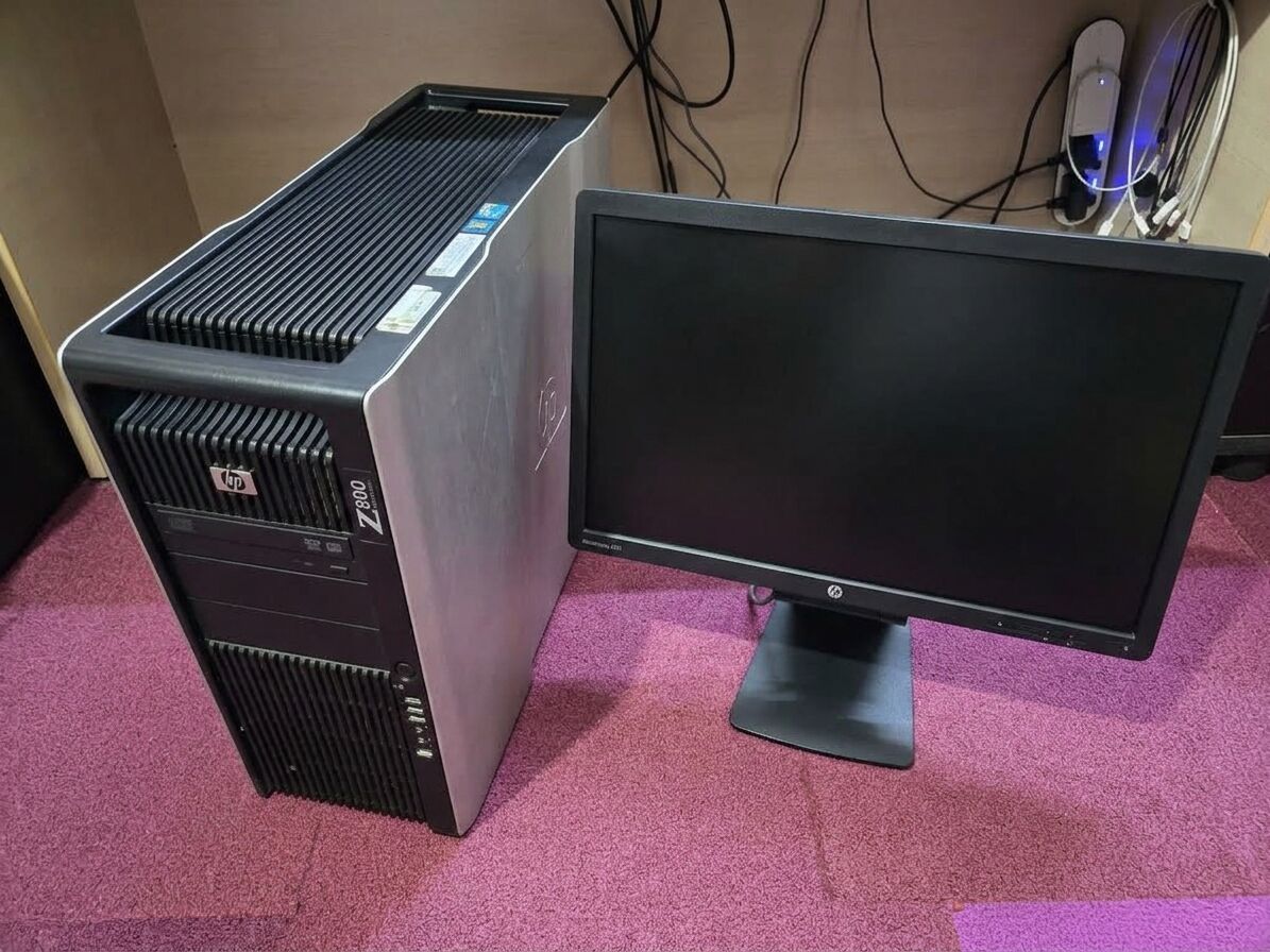Riyadh, Computers, SAR 4000,  HP Z800 Workstation &ndash; High-Performance Setup + Monitor