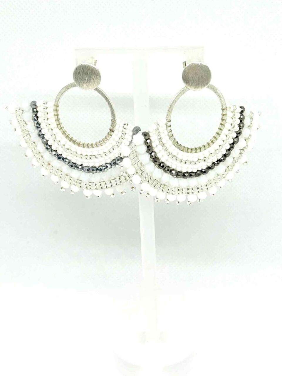New York, Jewelry, USD 44,  African Jewelry &ndash; Large Beaded Goddess Earrings