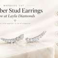 GBP 3950,  Elegant Diamond Stud Earrings For Women | Layla Diamonds