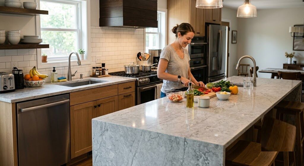 London, Household, Modern Quartz Countertops For Stylish, Durable And Easy-to-Maintain Kitchen Spaces