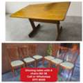 BHD 38,  @@Dinning Table With 6 Chairs In Good Condition For Sale With Delivery