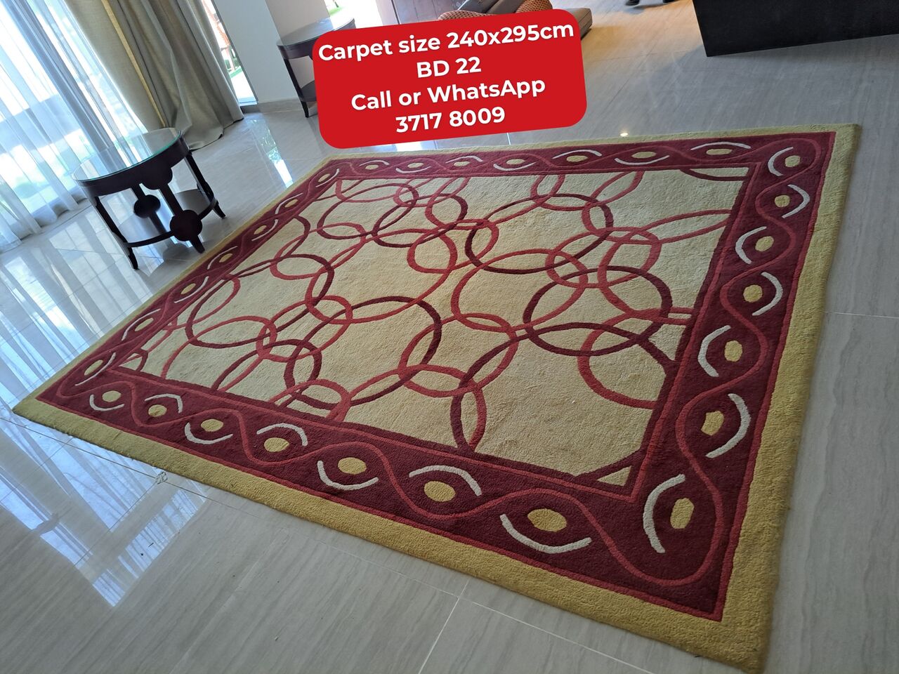 Manama, Furniture, BHD 22,  @@Carpet In Good Condition For Sale With Delivery