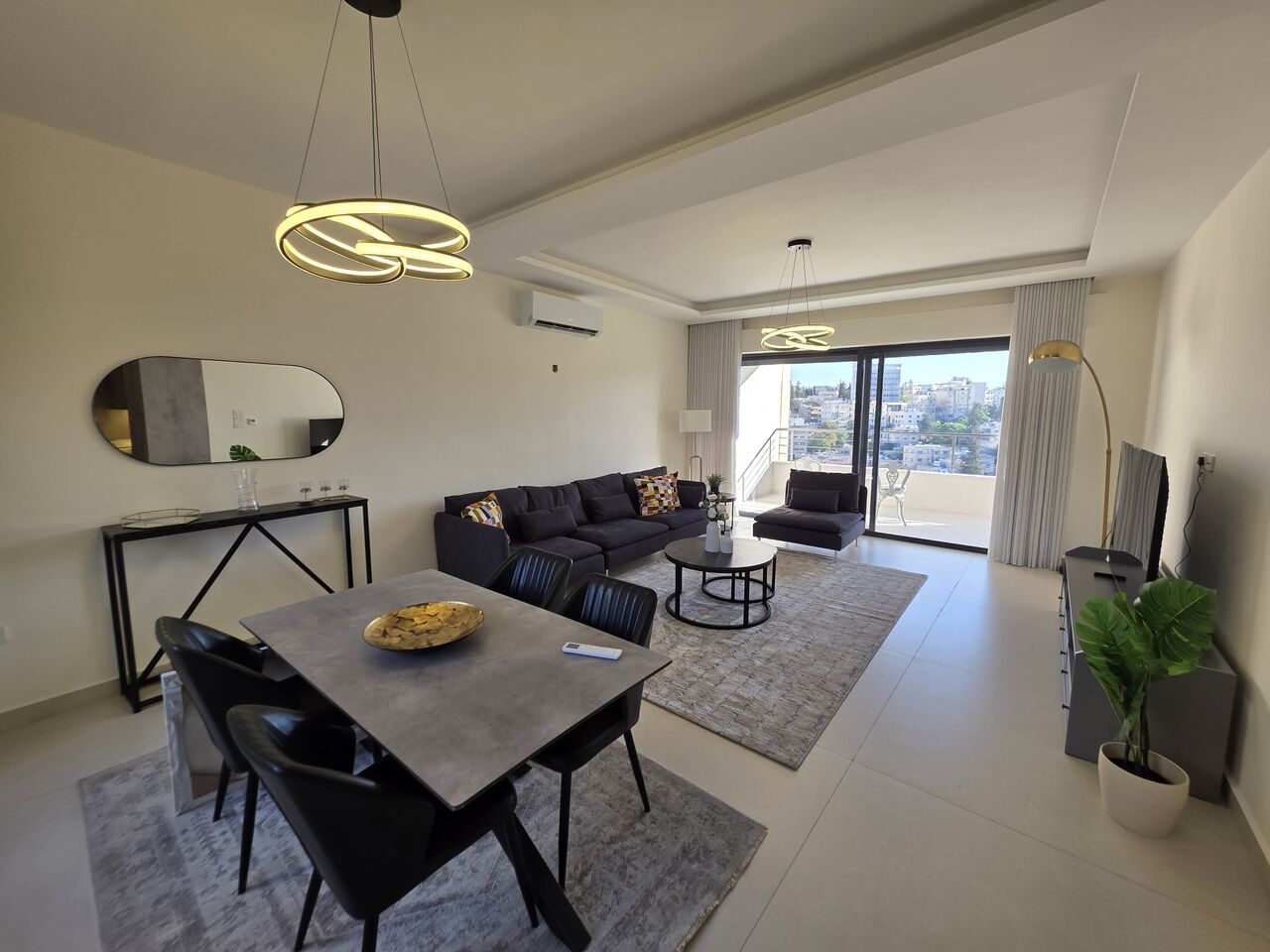 Amman, Apartments, Flats, Houses & Villas, JOD 17000/year,  Furnished,  2 BR,  Brandnew Fully Furnished 2B Apart With Baconly In Jabal Webdeh 00962777688956