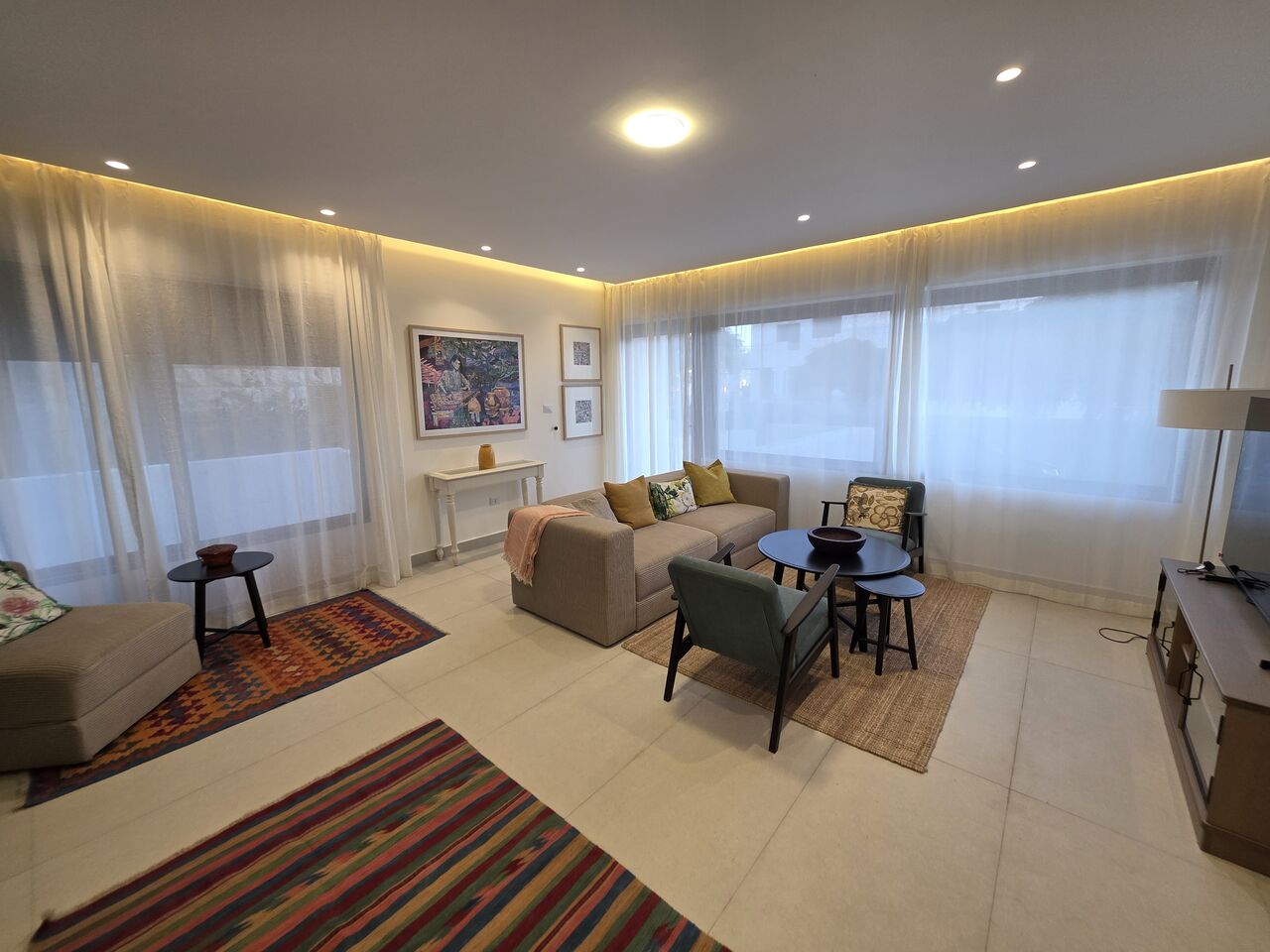 Amman, Apartments, Flats, Houses & Villas, JOD 18000/year,  Furnished,  Brandnew Ground Floor Fully Furnished 3B Apart With Terrace In Jabal Webdeh 00962777688956