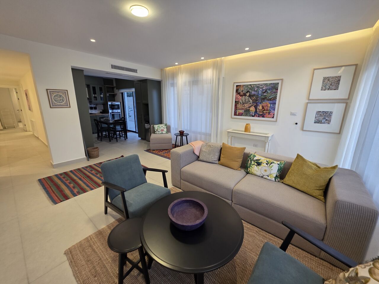 Amman, Apartments, Flats, Houses & Villas, JOD 18000/year,  Furnished,  Brandnew Ground Floor Fully Furnished 3B Apart With Terrace In Jabal Webdeh 00962777688956