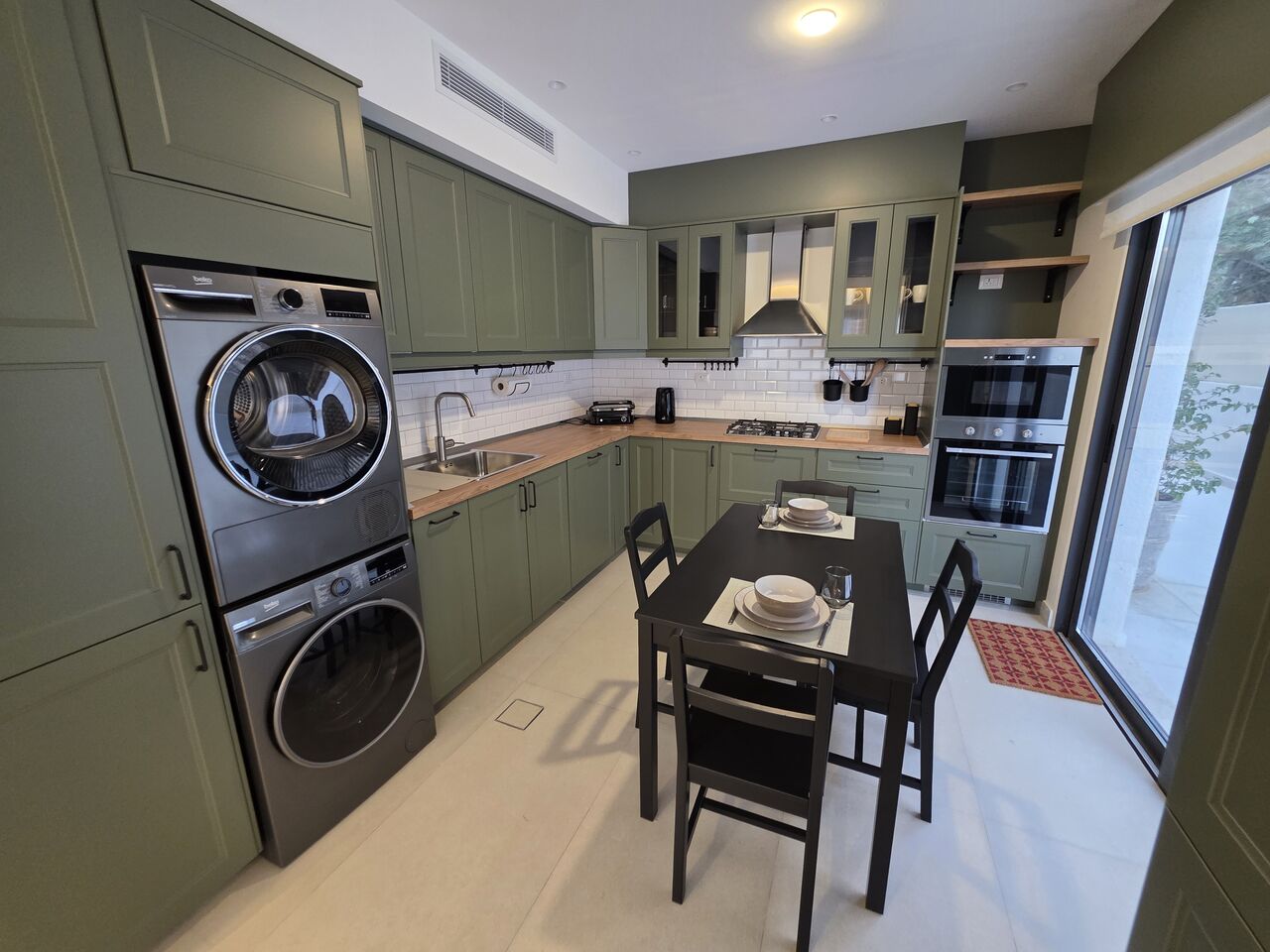 Amman, Apartments, Flats, Houses & Villas, JOD 18000/year,  Furnished,  Brandnew Ground Floor Fully Furnished 3B Apart With Terrace In Jabal Webdeh 00962777688956