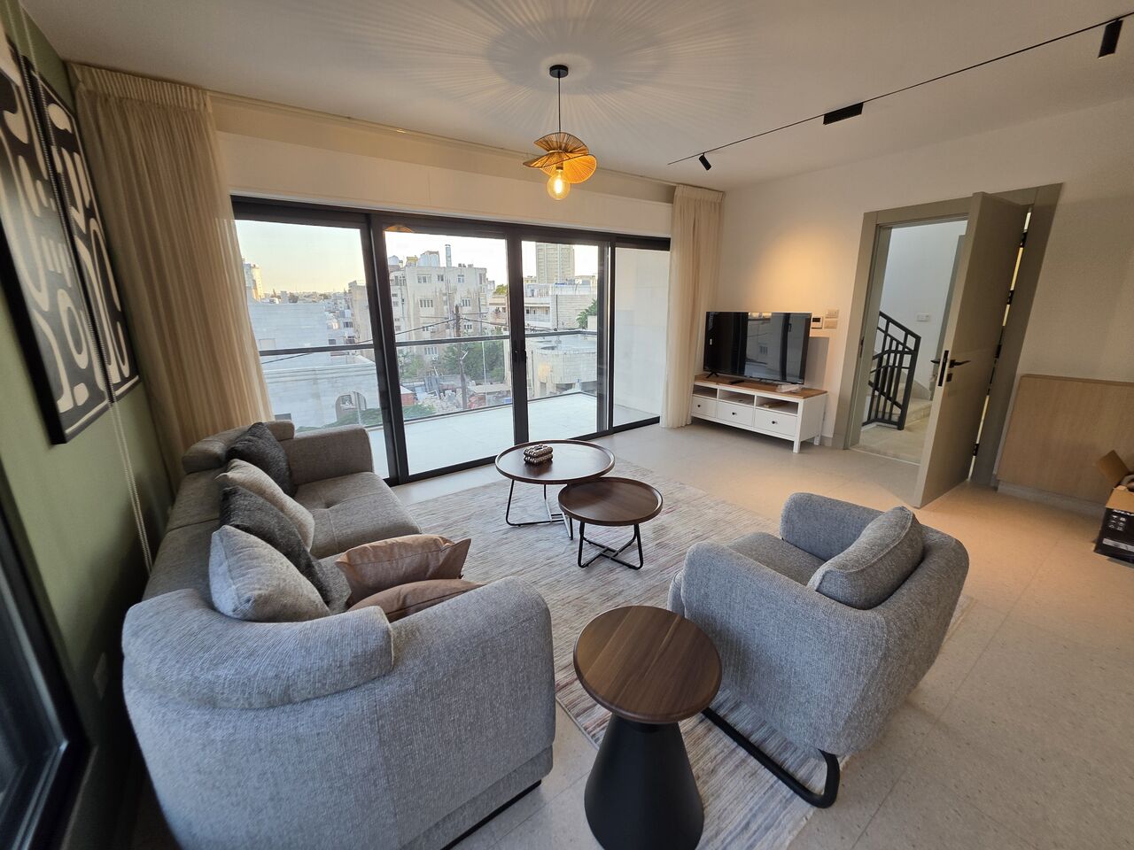 Amman, Apartments, Flats, Houses & Villas, JOD 15000/year,  Furnished,  2 BR,  Brandnew Fully Furnished 2B Apart With Baconly In Jabal Webdeh 00962777688956
