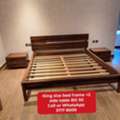 BHD 50,  @@king Size Bed Frame +2 Side Table In Good Condition For Sale With Delivery