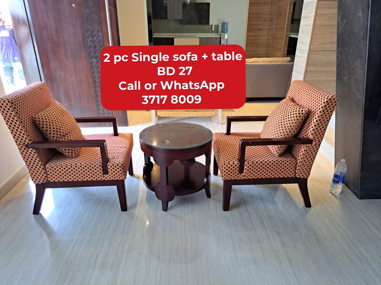 Manama, Furniture, BHD 27,  @@Singel Sofa 2 Pc+table In Good Condition For Sale With Delivery