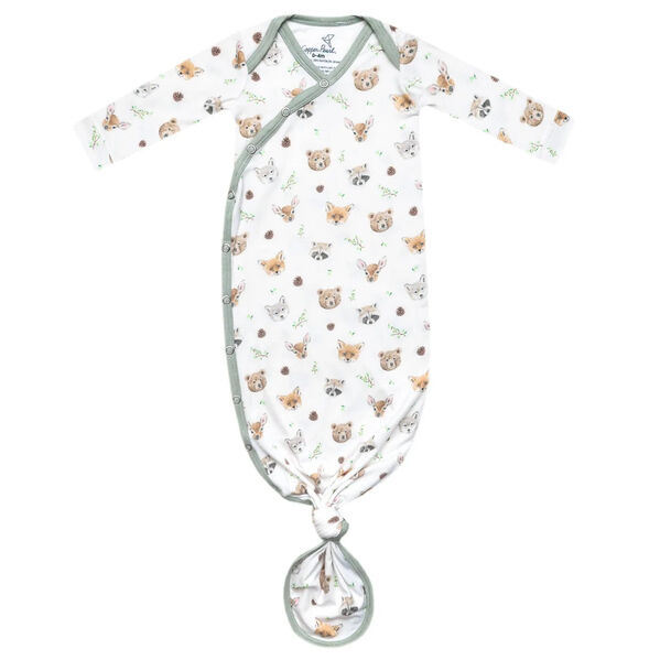 New York, Business, Newborn Baby Boy Clothes | Wilder Knotted Gown For Boys