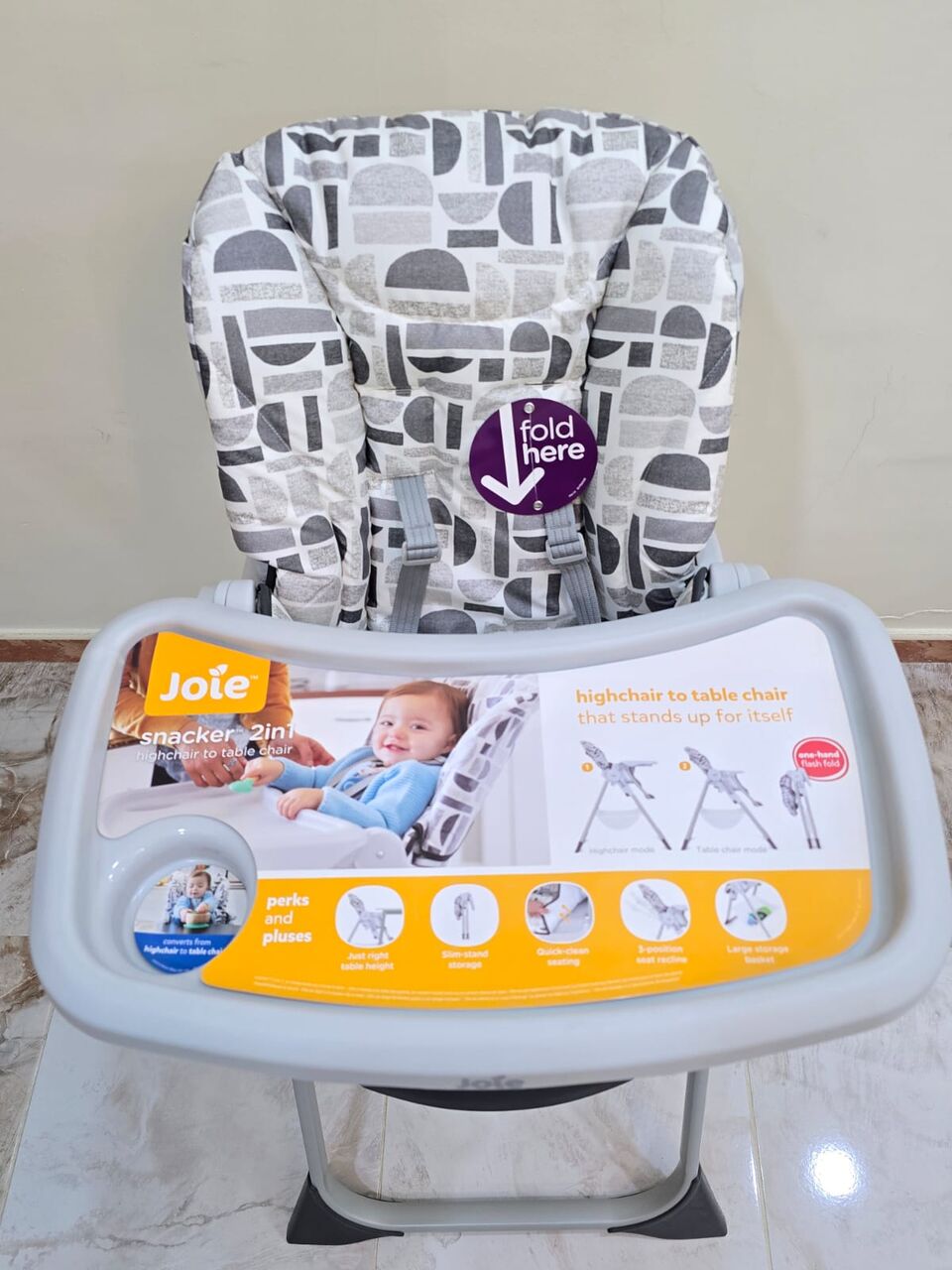 Jeddah, Baby & Kid Stuff, SAR 325,  Baby 2 In 1 Chair. Joie Brand. New