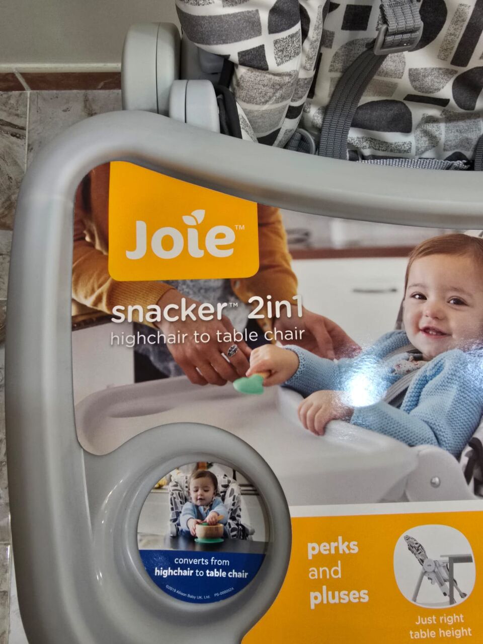 Jeddah, Baby & Kid Stuff, SAR 325,  Baby 2 In 1 Chair. Joie Brand. New