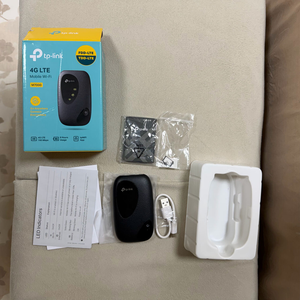 Al Malaz, Mobile Phones, SAR 120,  TP-Link M7000 4G LTE Mobile Wi-Fi &mdash; For Sale