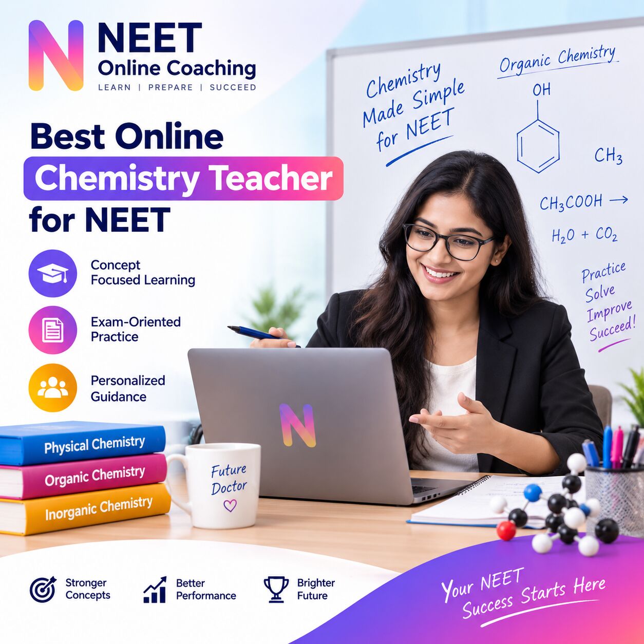 Ranchi, Lessons Wanted, Best Online Chemistry Teacher For NEET &ndash; Learn Smarter With NEET Online Coaching