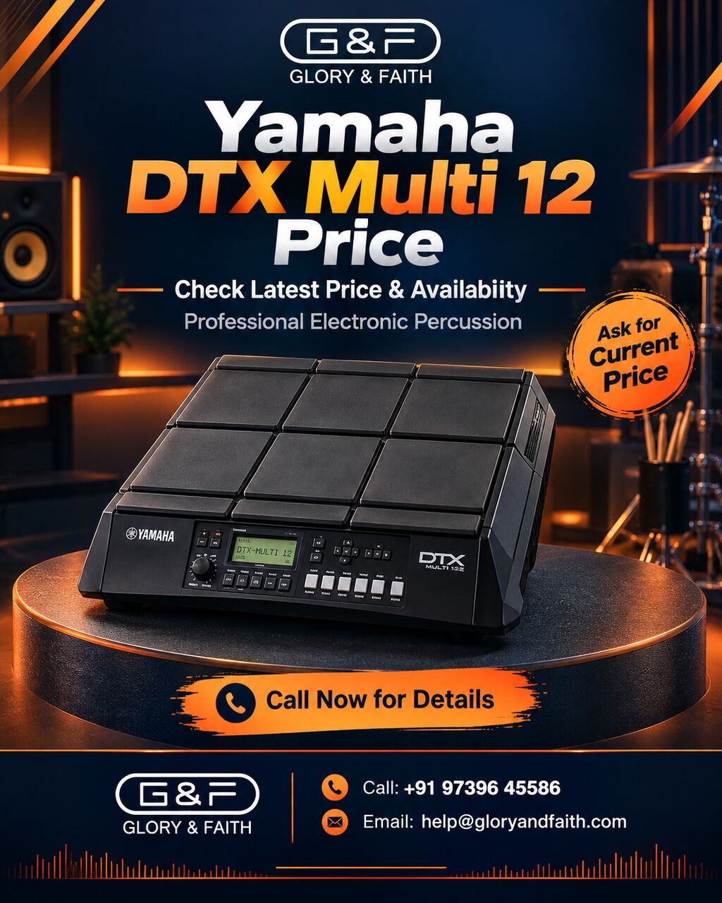 Mumbai, Guides/Interpreters, Check The Yamaha DTX Multi 12 Price
