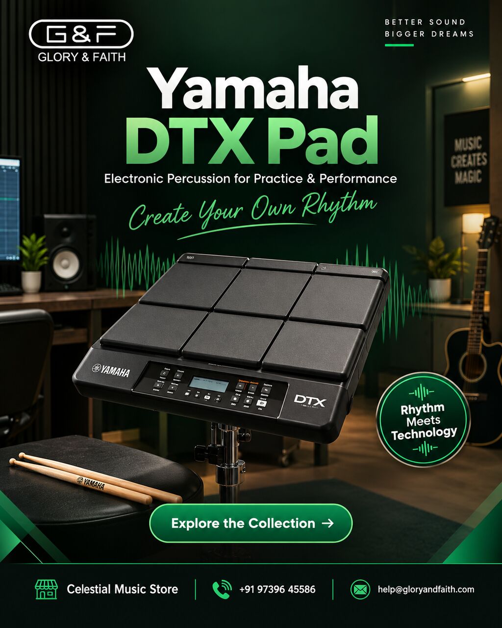 Mumbai, Marketing, Explore The Yamaha DTX Pad For Musicians