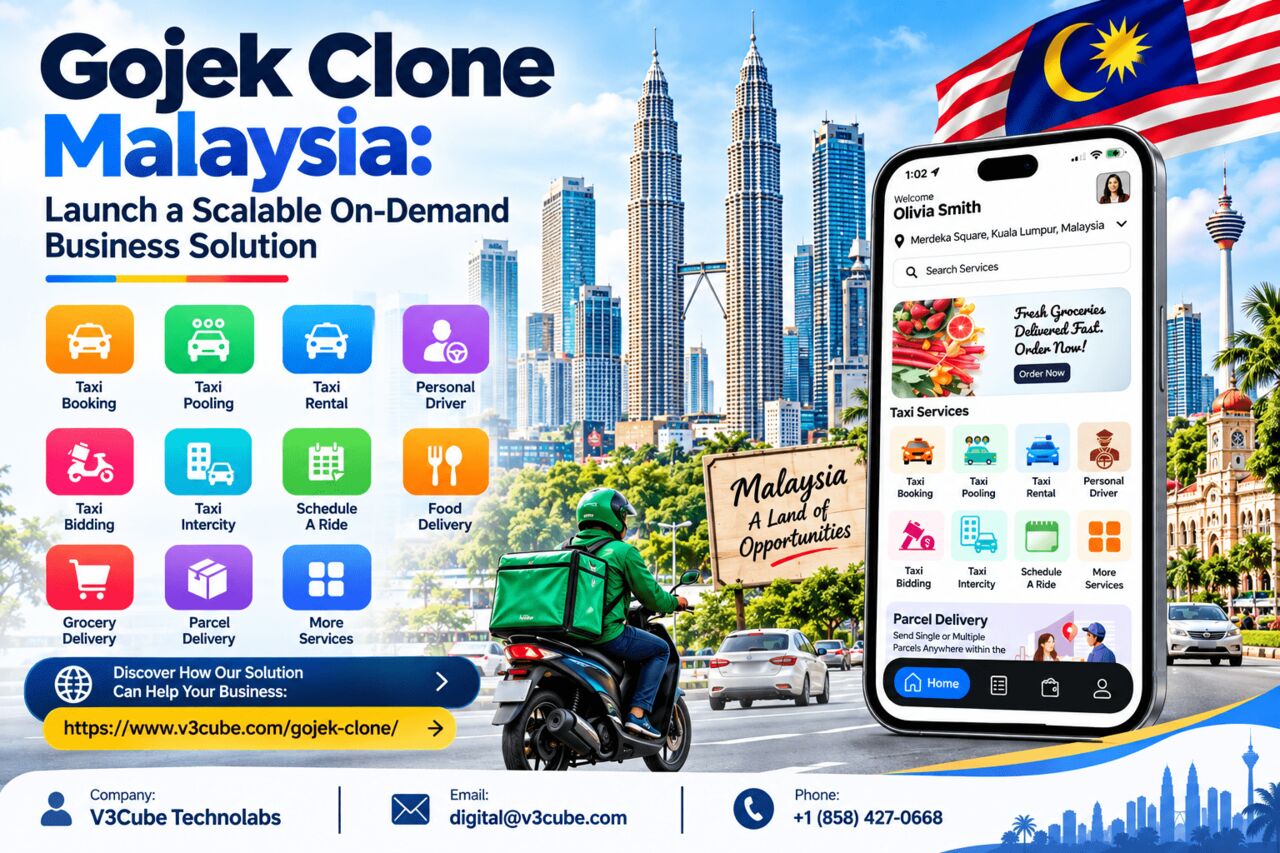 Kuala Lumpur, Software Development, Gojek Clone Malaysia: Launch A Scalable On-Demand Business Solution