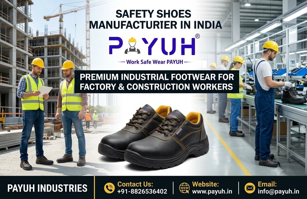 New Delhi, Construction, Safety Shoes Manufacturer In India | Premium Industrial Footwear For Factory