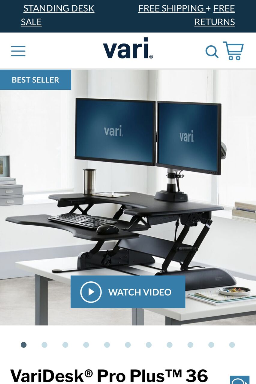 Khobar, Computers, SAR 300,  VARIDESK ProPlus 36 Sit-Stand Desk Converter