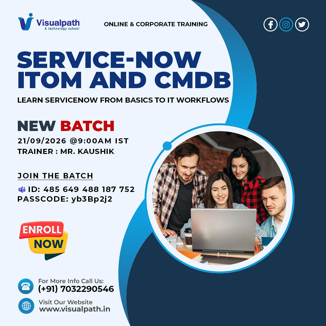 Hyderabad, Education, ServiceNow ITOM & CMDB &ndash; New Online Batch