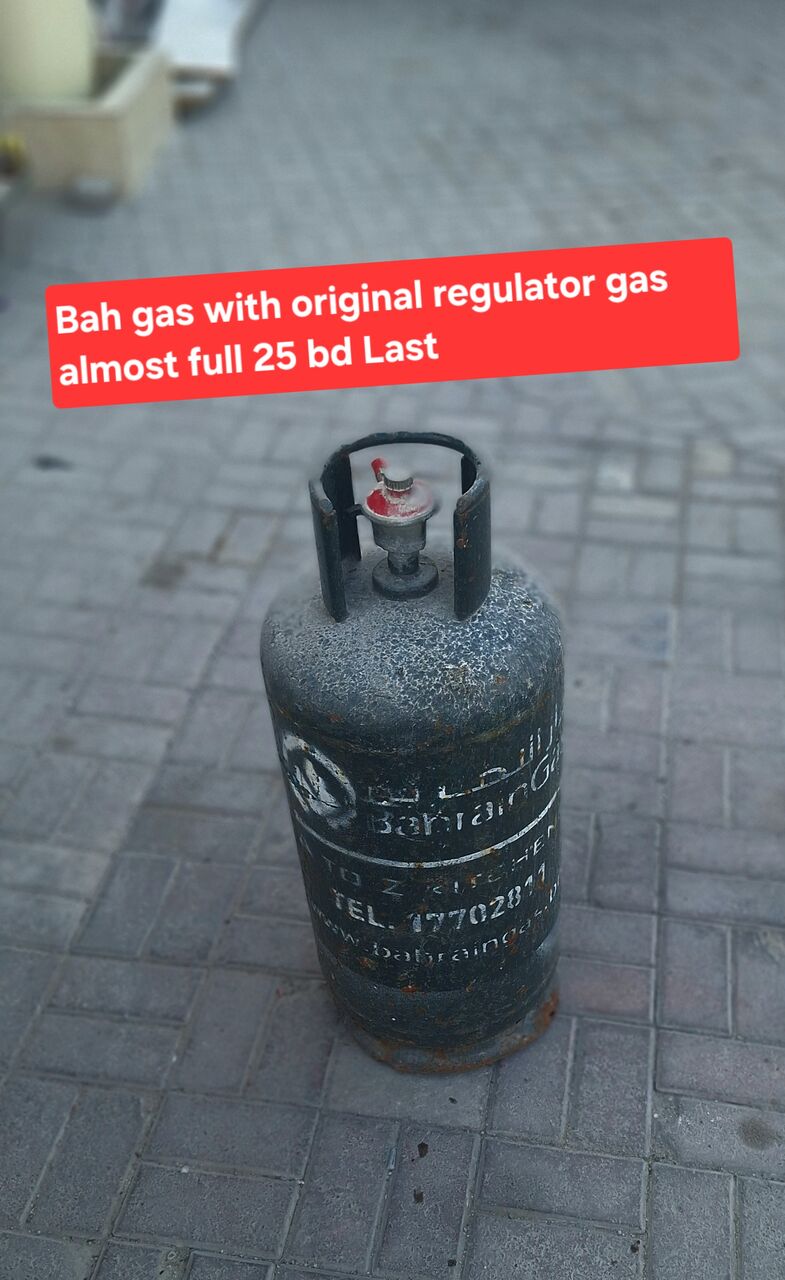 Manama, Household Items, BHD 22,  Bah Gas With Full Gas 22 With Original Regulator 25 Msg 3670 8372 Wts Ap No Call