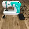 SAR 300,  Home Sewing Machine, Janome 1117, A Compact Electric Home Sewing Machine For Sale.