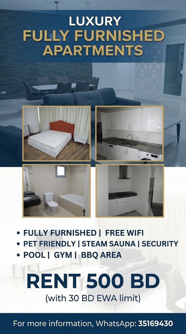 Manama, Apartments, Flats, Houses & Villas, BHD 150/year,  2 BR,  Apartments For Rent