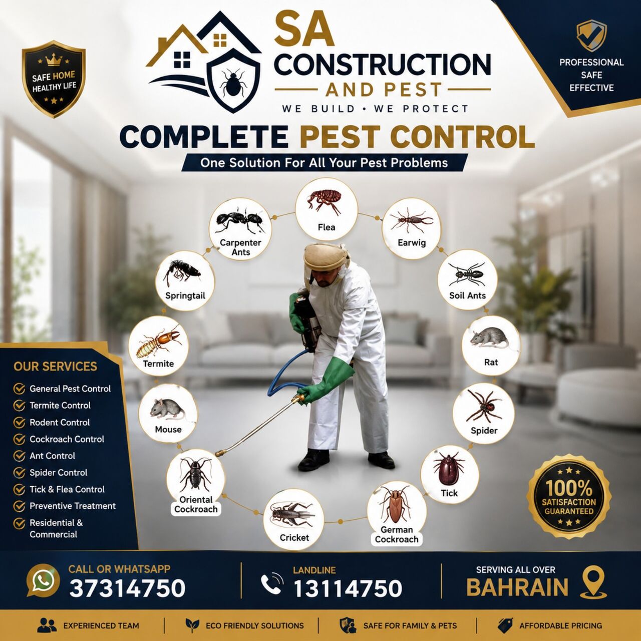 Manama, Pest Control, Pest Control Services