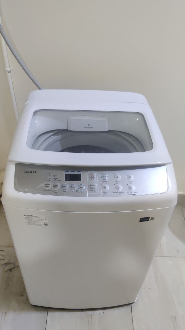 Manama, Appliances, BHD 54,  SAMSUNG WASHING MACHINE, BOUGHT BRAND NEW AND USED 1 YEAR 7KG PERFECT CONDITION