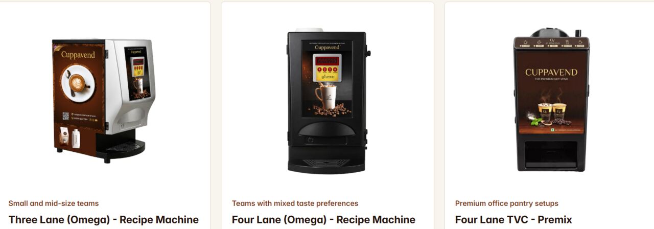 Noida, Business, Coffee Vending Machines Rental Service In Delhi – Starting At Just ₹800/Month