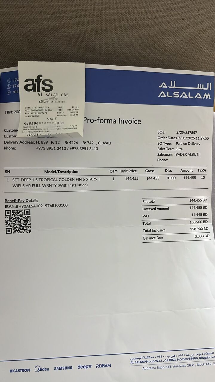 Mahooz, Air Conditioners, BHD 80,  1.5 Ton Ac Under Warranty
