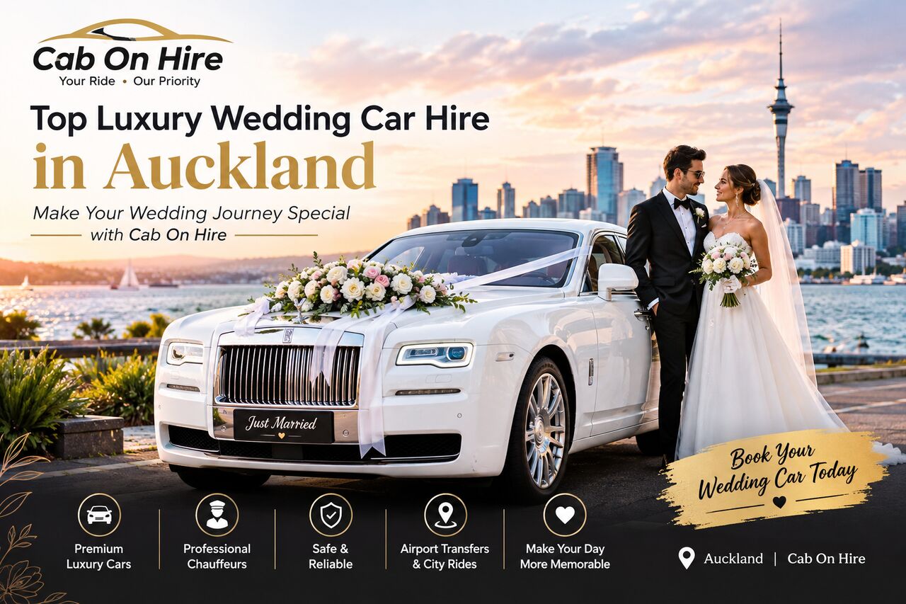 Auckland, Travel, Top Luxury Wedding Car Hire In Auckland &ndash; Make Your Wedding Journey Special With Cab On Hi