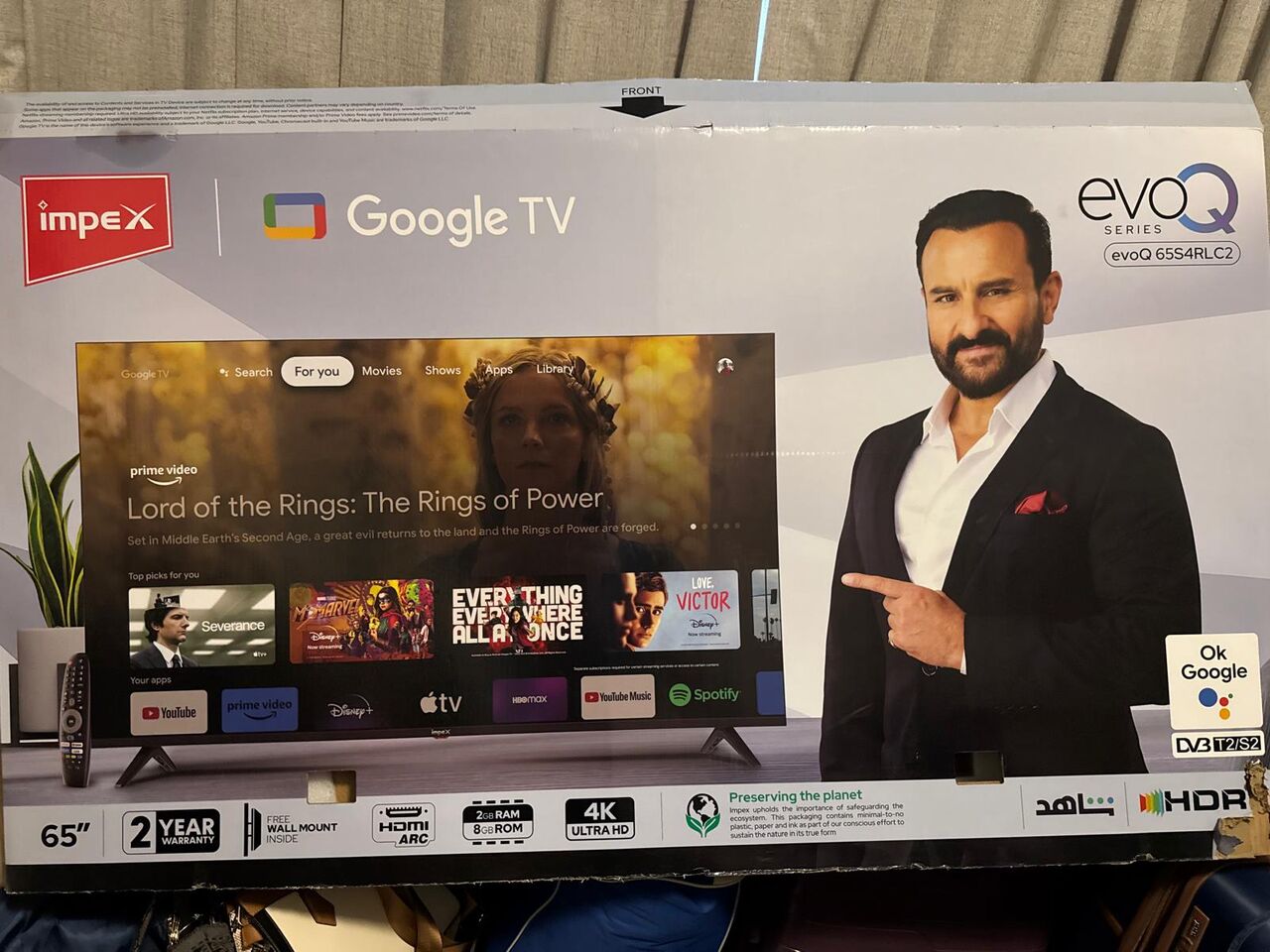 Khobar, Electronics, SAR 1600,  65 INCHES IMPEX GOOGLE TV