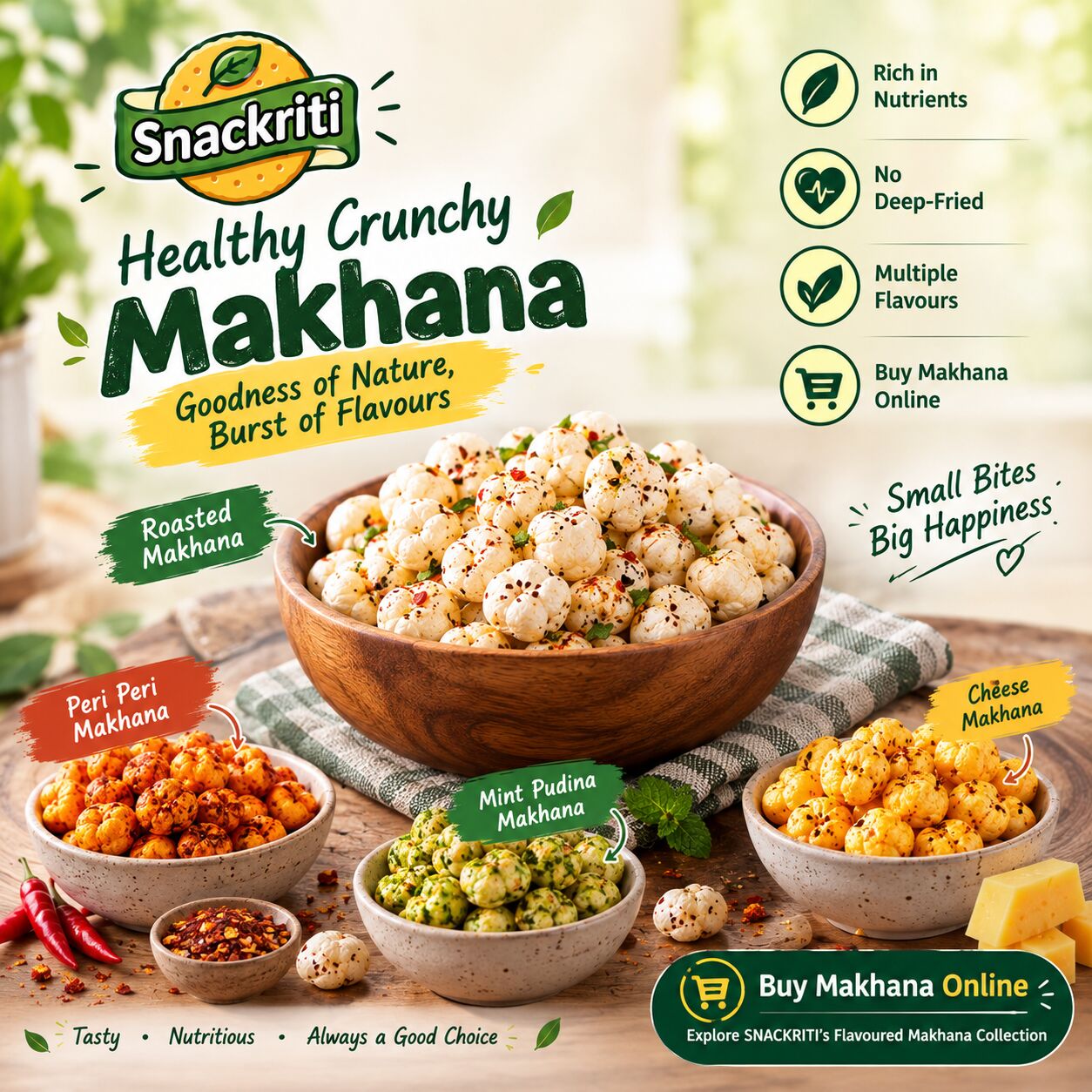 Mumbai, Food, Makhana Guide &ndash; Fox Nuts, Roasted & Flavoured Makhana